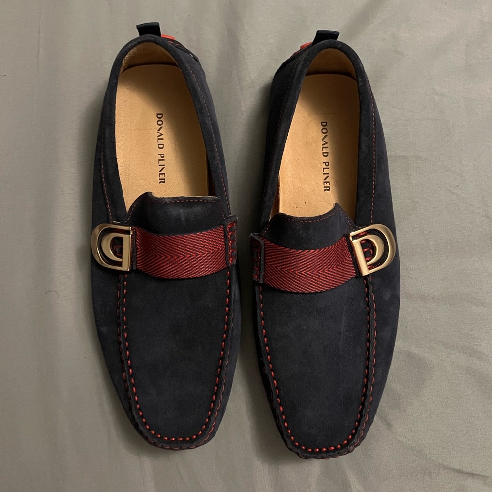 Brand new - Donald Pliner Navy Loafers